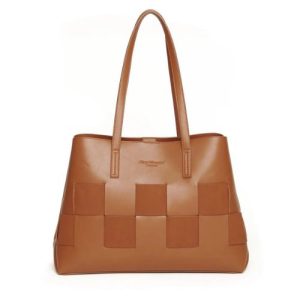 Alice Wheeler - Milan Tote Bag, Tan - Jaro Design Studio - 3