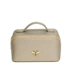 Alice Wheeler Mini Train Case - Bronze - Jaro Design Studio - 2