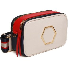 Alice Wheeler - Pimlico Honeycomb Tricolour Bag, Cream - Jaro Design Studio - 2