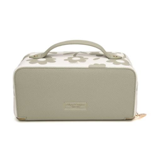 Alice Wheeler Pistachio Floral Train Case - Jaro Design Studio - 2 Alice Wheeler Pistachio Floral Train Case - Image 2