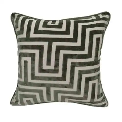 Malini Paul Moneypenny Amazing Sage Green Cushion, Large