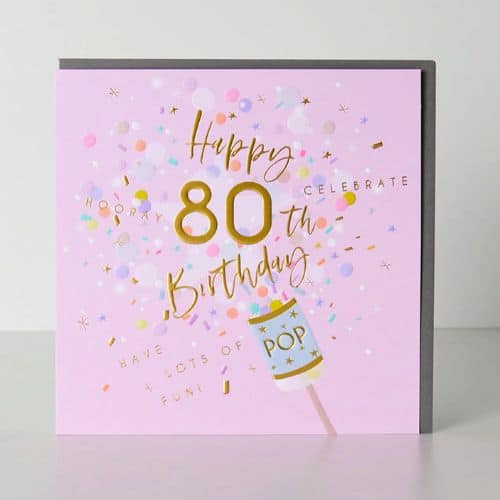 Belly Button Designs, 80th Birthday Poppers