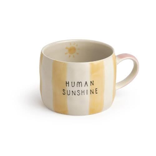 Belly Button Human Sunshine Stoneware Mug