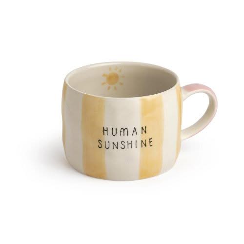 Belly Button Human Sunshine Stoneware Mug - Jaro Design Studio - 1 Belly Button Human Sunshine Stoneware Mug