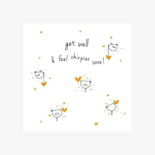 Belly Button Designs, Birdie - Get Well Feel Chirpie!