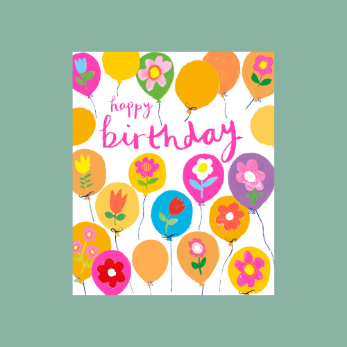PaperSalad - Birthday Flower Balloons - Jaro Design Studio - 1 PaperSalad - Birthday Flower Balloons