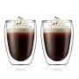 Bodum Pavina Double Wall Medium Coffee Glasses, set of 2 - ES