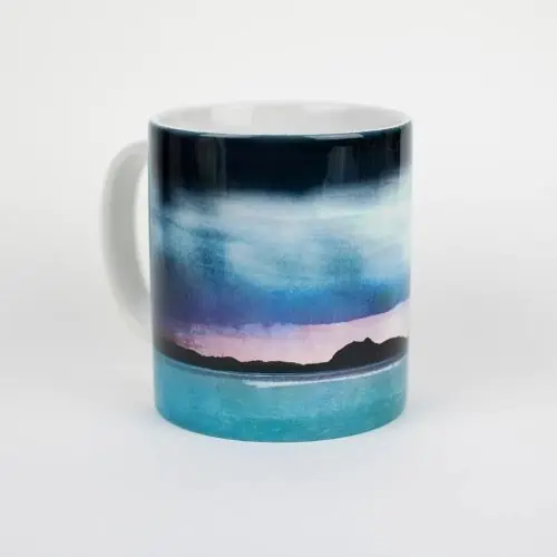 Cath Waters, Edinburgh Skyline from East Lothian Mug - Jaro Design Studio - 1