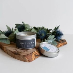 Love Scottish Tin Candle, Coconut Dream - Jaro Design Studio - 2