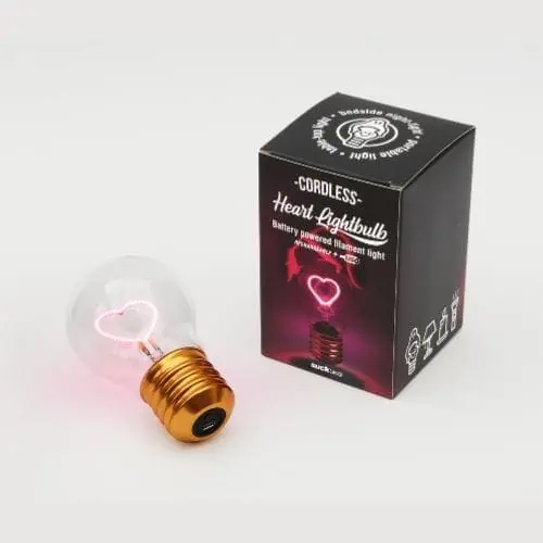 Cordless Heart Lightbulb