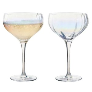 DRH Collection - Palazzo Champagne Saucers, Set of 2
