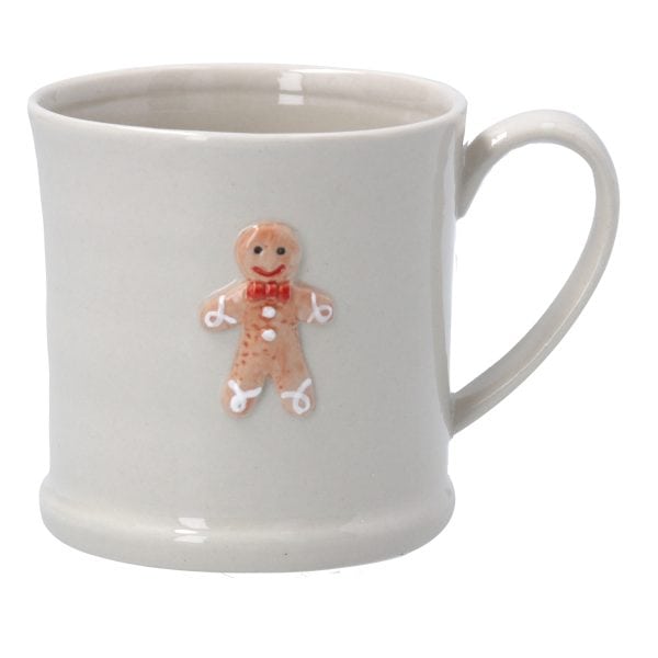 Gisela Graham Stoneware Mini Mug with Gingerbread Man - Jaro Design Studio - 1