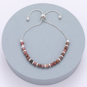 Gracee Jewellery, Pink Crystal / Silver Bracelet
