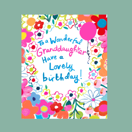 PaperSalad – Happy Birthday To A Wonderful Granddaughter - Jaro Design Studio - 1 PaperSalad – Happy Birthday To A Wonderful Granddaughter