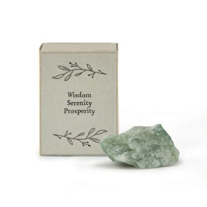 East Of India, Matchbox Green Aventurine Crystal - Wisdom/Serenity/Prosperity - Image 3