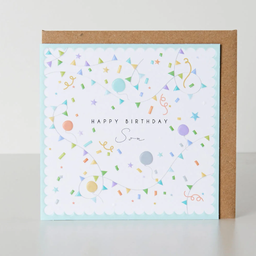 Belly Button Designs, Ditsy – Happy Birthday Son Bunting - Jaro Design Studio - 1 Belly Button Designs, Ditsy – Happy Birthday Son Bunting