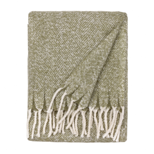 Isla Woven Tasselled Throw Green - Jaro Design Studio - 3 Isla Woven Tasselled Throw Green - Image 3