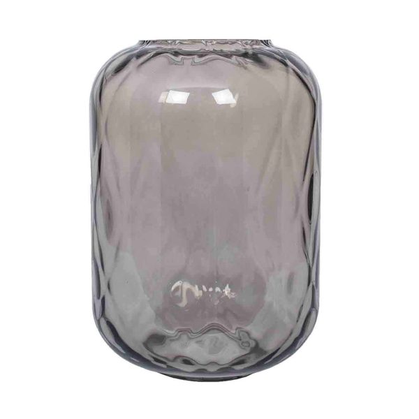 Smoked Grey Glass Quadrant Vase, Large - Jaro - Jaro Design Studio - 1