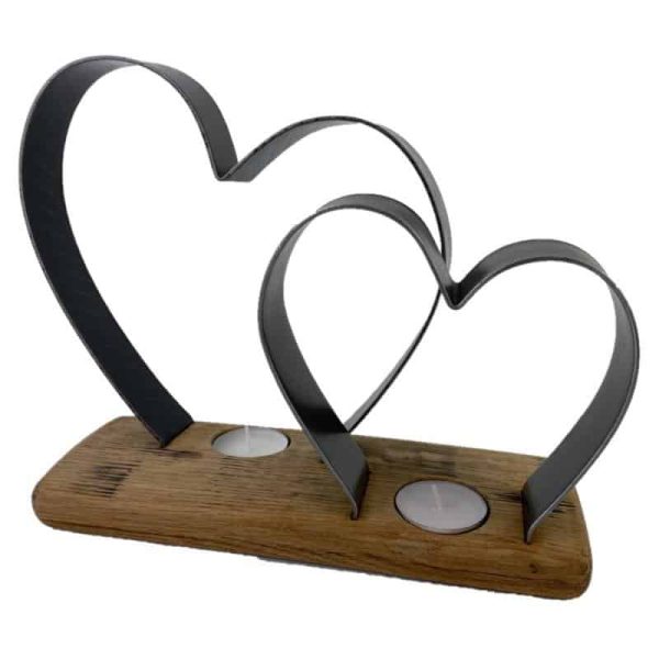 Twin Heart Tea-Light Holder - Jaro Design Studio - 1