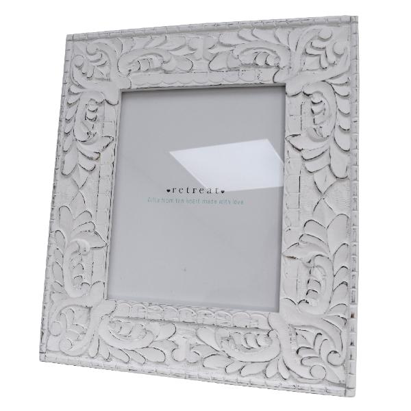 Retreat White Ornate White Photo Frames - Jaro @ Jaro Design Studio