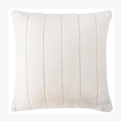 Paoletti, Empress Faux Fur Cushion Cream - 45x45 - Jaro Design Studio - 1