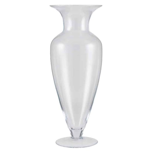 Clear Glass Gipar Vase - Jaro - Jaro Design Studio - 1