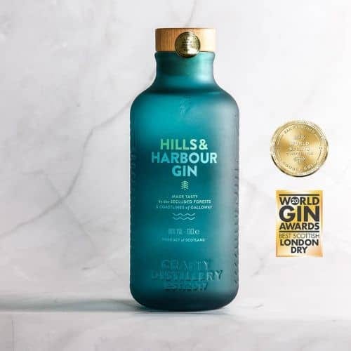 Crafty Distillery, Hills and Harbour Gin, 70cl