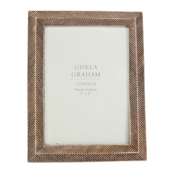 Gisela Graham, Rose Herringbone Photo Frame (5x7) - Jaro Design Studio - 1