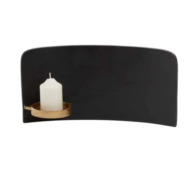 Daito Black Gold Candle Holder - Jaro Design Studio - 1