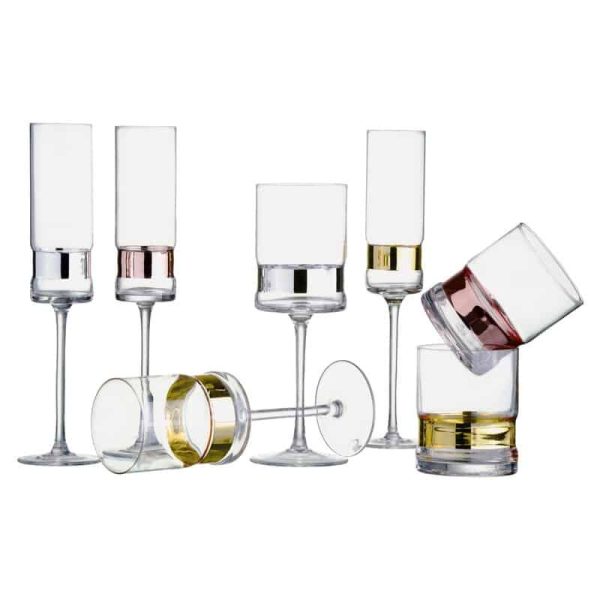 Anton Studio Designs, Soho Glassware Range, Bronze - Sets of 2 - Jaro Design Studio - 1
