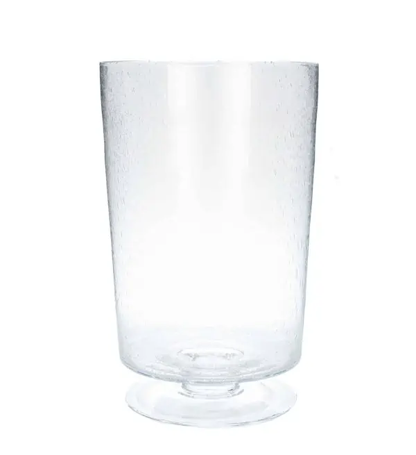 Clear Bubble Glass Leon Vase, Large - Jaro Design Studio - 1