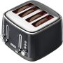 Kenwood Mesmerise 4 Slot Toaster - Stardust Black - ae