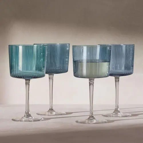 LSA Gems Wine Glasses – Sapphire