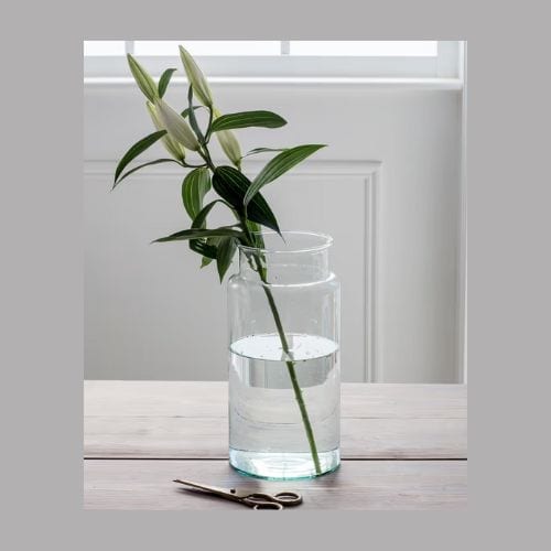 Broadwell Recycled Glass Tall Vase