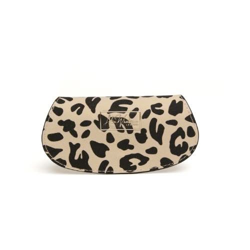 Alice Wheeler Glasses Case – Leopard Print Light