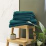 Loft Teal Signature Combed Cotton Bath Towels, Set of 2 - vj