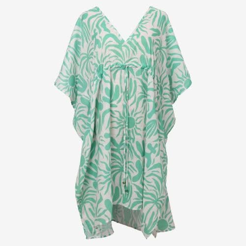 Loxley Lane Green Floral Kaftan - Jaro Design Studio - 1 Loxley Lane Green Floral Kaftan