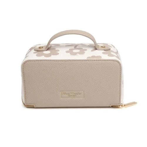 Alice Wheeler Stone Floral Mini Train Case - Image 3