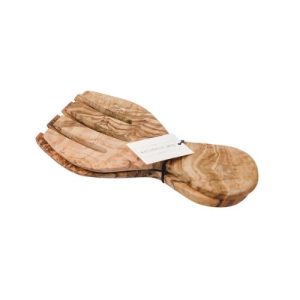 Olive Wood Salad Hands Set - Naturally Med - Jaro Design Studio - 2