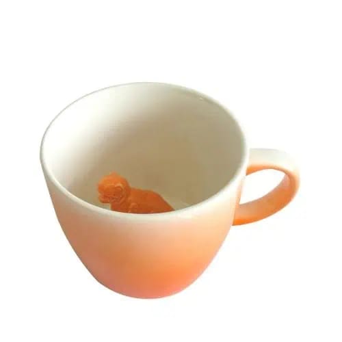 Origami Orange Dinosaur Cup - House Of Disaster