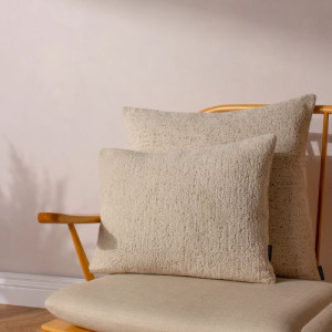 Paoletti Nellim Boucle Textured Cushion - Natural - Image 2