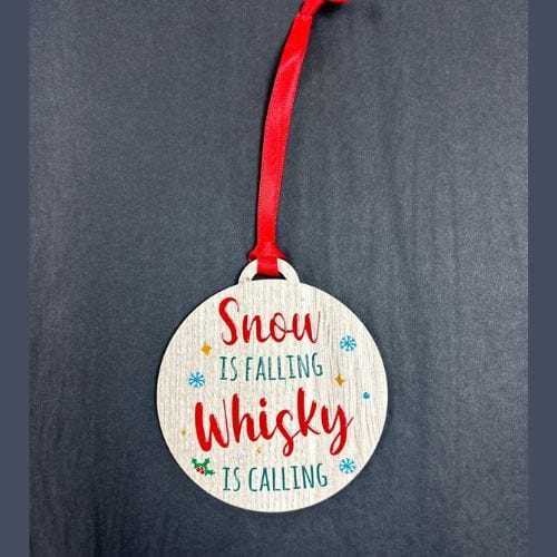Jaro Design Studio and Wedding Wish List - Jaro Design Studio - 13 Quirky Tartan - Whisky Is Calling Hanging Bauble