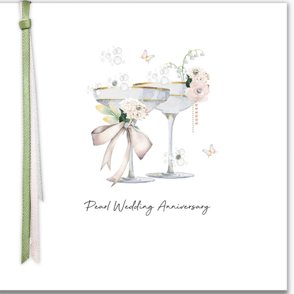 Five Dollar Shake Ribbons and Roses – Pearl Anniversary