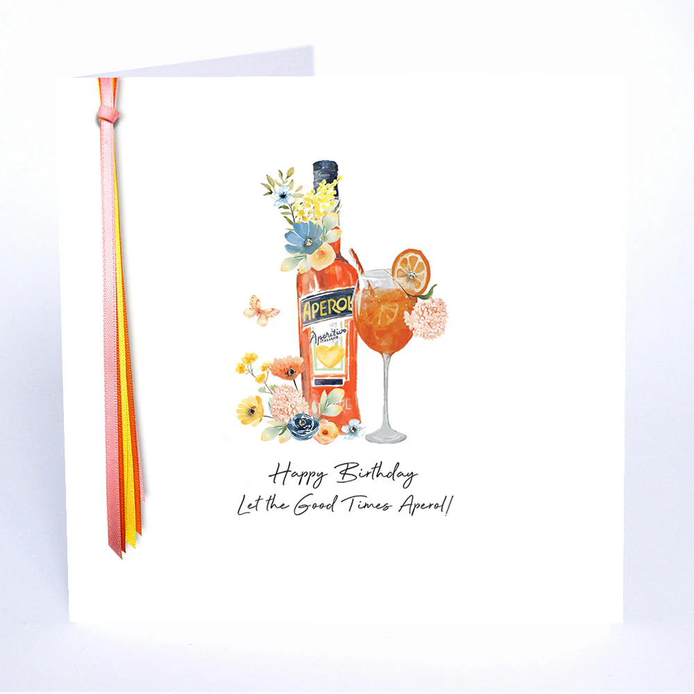 Five Dollar Shake Ribbons and Roses - Let The Good Times Aperol! - Jaro Design Studio - 1 Five Dollar Shake Ribbons and Roses - Let The Good Times Aperol!
