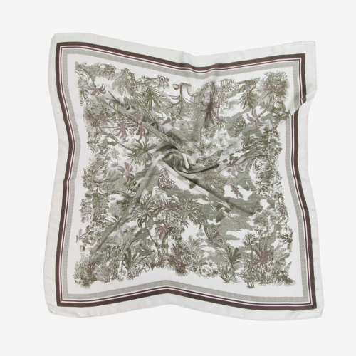 Satin Necktie Muted Jungle Green - Jaro Design Studio - 1 Satin Necktie Muted Jungle Green