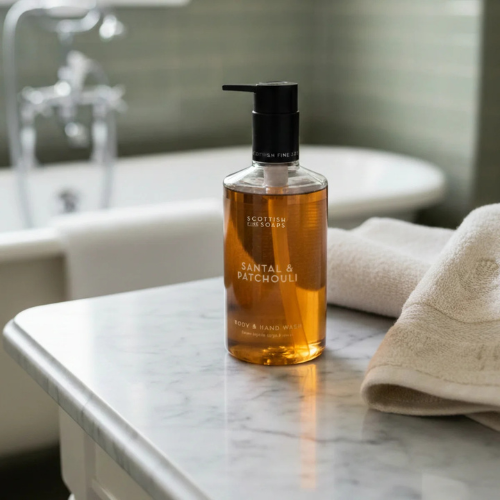 Scottish Fine Soaps - Santal & Patchouli Body & Hand Wash 300ml - Image 2