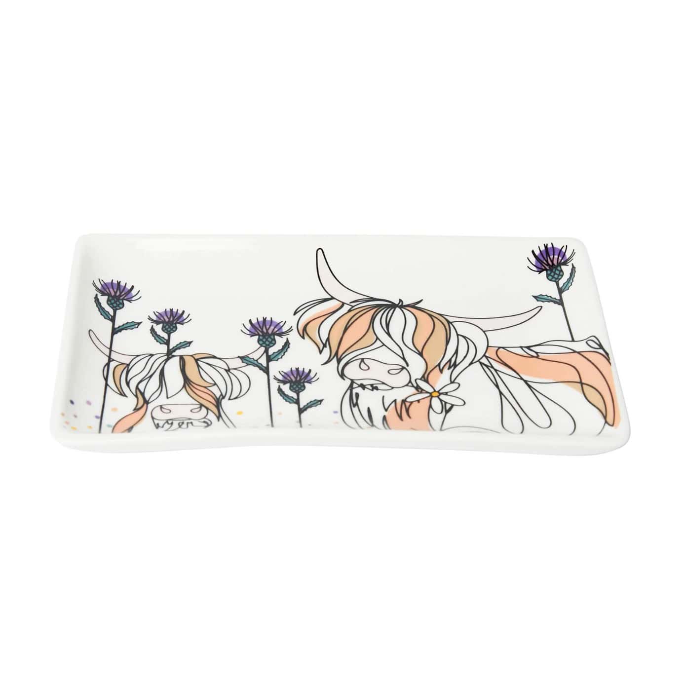 Belly Button Bubble, Highland Cow Trinket Dish