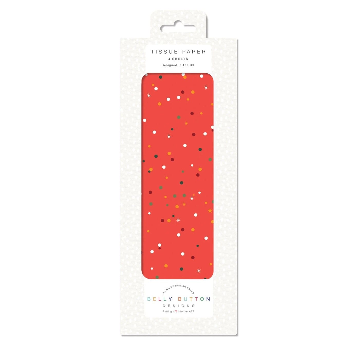 Belly Button Tissue Paper – Christmas Confetti