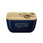 Selbrae House, Blue Butter Dish - Bee