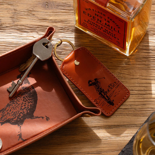 Selbrae House – Golf Leather Keyring - Image 2